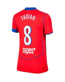 Paris Saint-Germain Fabian Ruiz #8 Maglia Gara Terza Repliche 2025-26 Donna Maniche Corte